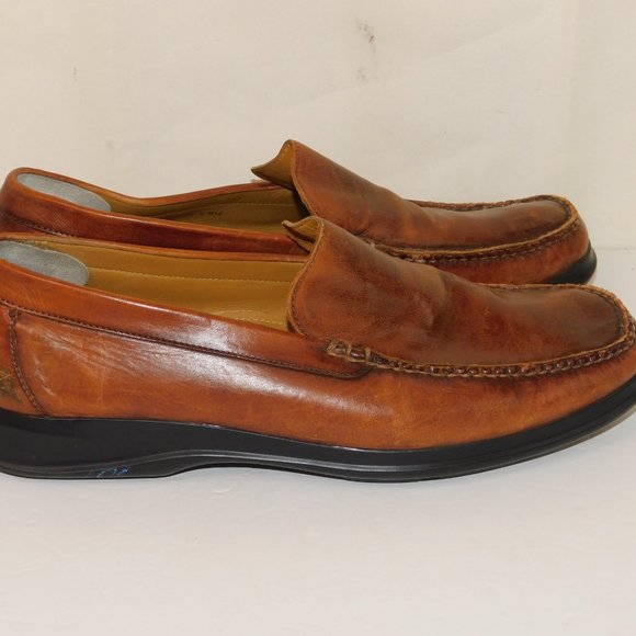 Cole Haan Brown Leather Slip On Loafers Men\'s Size 10 Made In India main image 8